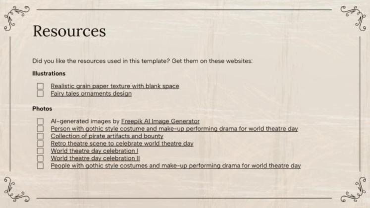 Shakespeare Week presentation template 