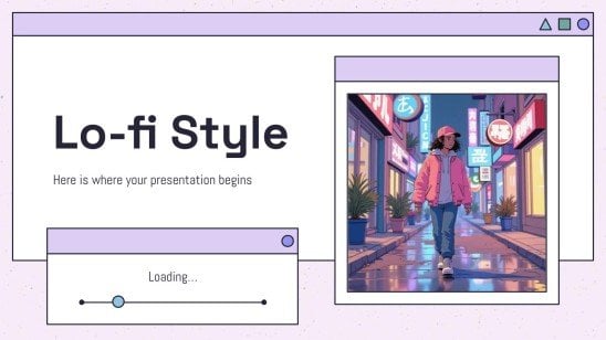 Lo-fi Style presentation template 