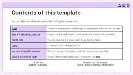 Lo-fi Style presentation template 