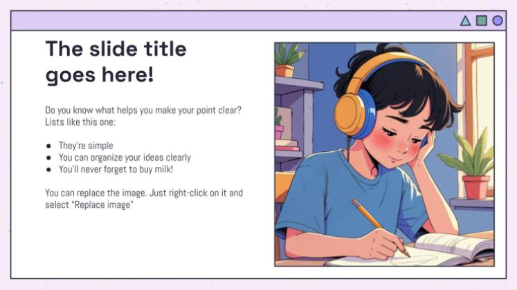 Lo-fi Style presentation template 