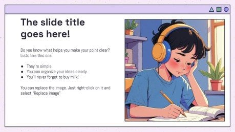 Lo-fi Style presentation template 