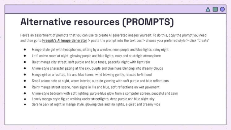 Lo-fi Style presentation template 