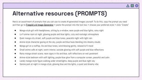 Lo-fi Style presentation template 