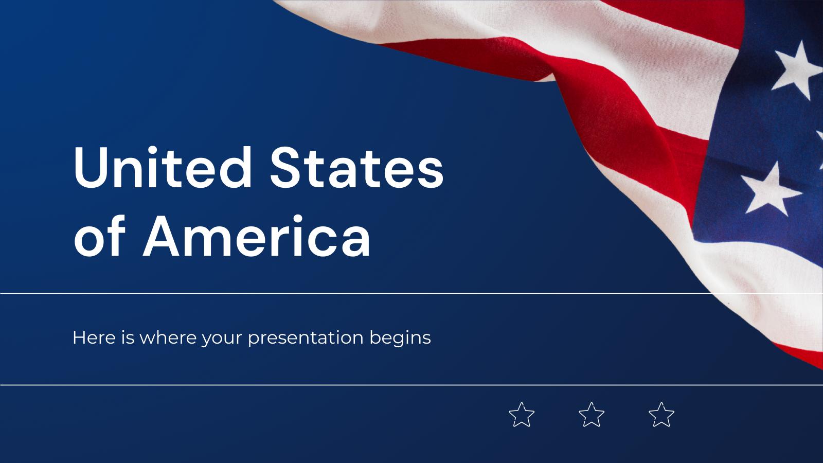 미국 프레젠테이션 템플릿