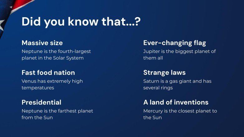 United States of America Presentation