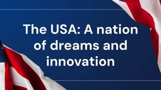 United States of America presentation template 