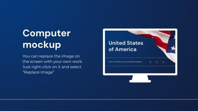 United States of America presentation template 