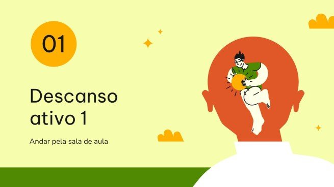 Modelo de apresentação Dinâmica de descanso ativo em sala de aula