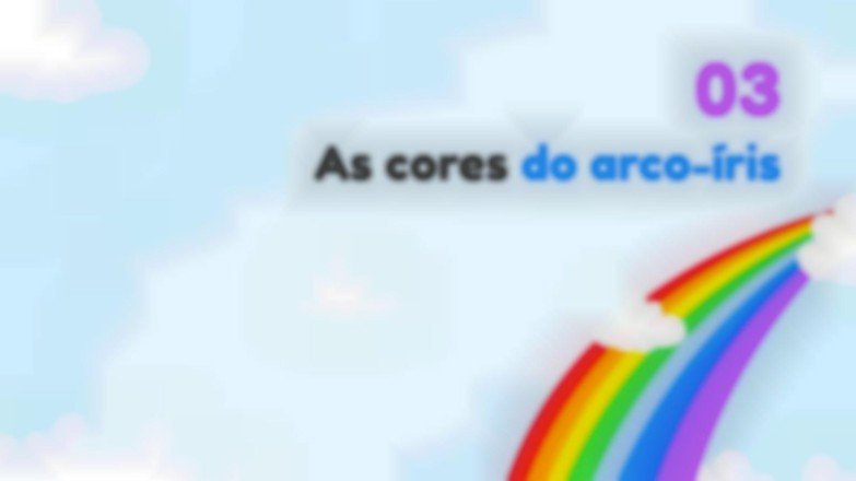 Modelo de apresentação O arco-íris: como é formado?