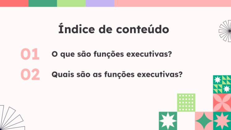 Modelo de apresentação A função executiva: O maestro de orquestra do nosso cérebro
