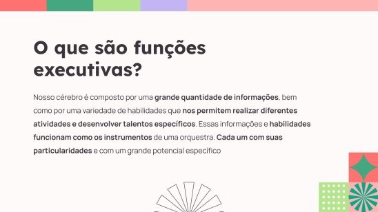 Modelo de apresentação A função executiva: O maestro de orquestra do nosso cérebro