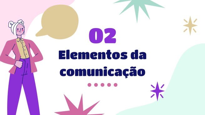 Modelo de apresentação Elementos de comunicação