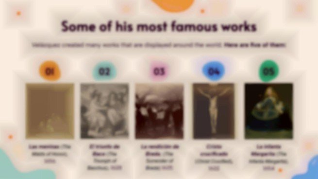 Le mystère de Vélazquez Modèles de présentation