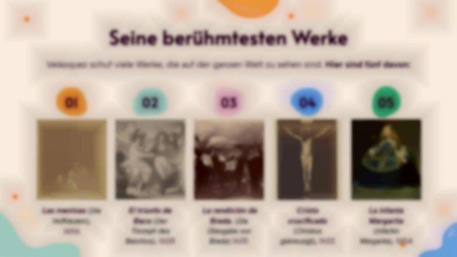 Das Geheimnis von Velázquez Präsentationsvorlage