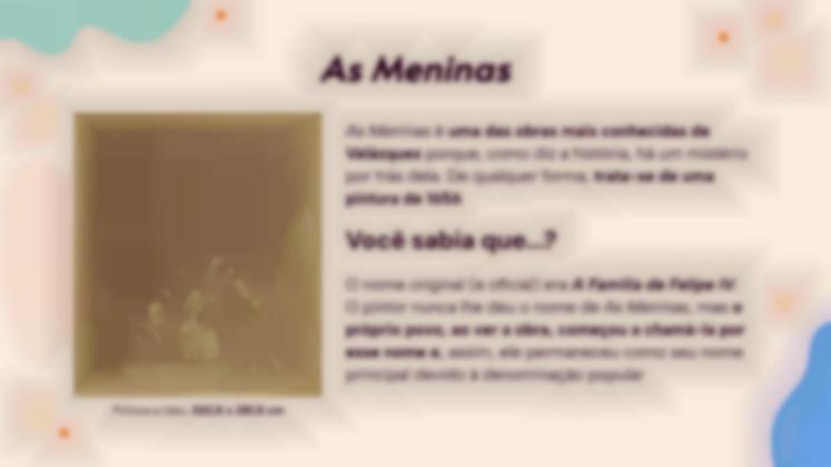 Modelo de apresentação O Mistério de Velázquez