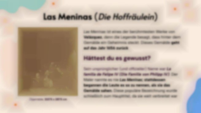 Das Geheimnis von Velázquez Präsentationsvorlage