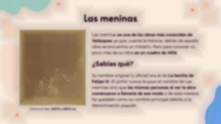 Plantilla de presentación El misterio de Velázquez