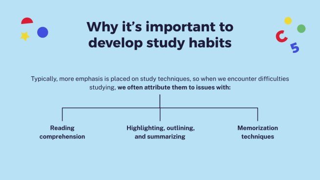 공부습관 프레젠테이션 템플릿