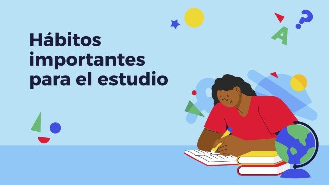 Plantilla de presentación Hábitos importantes para el estudio