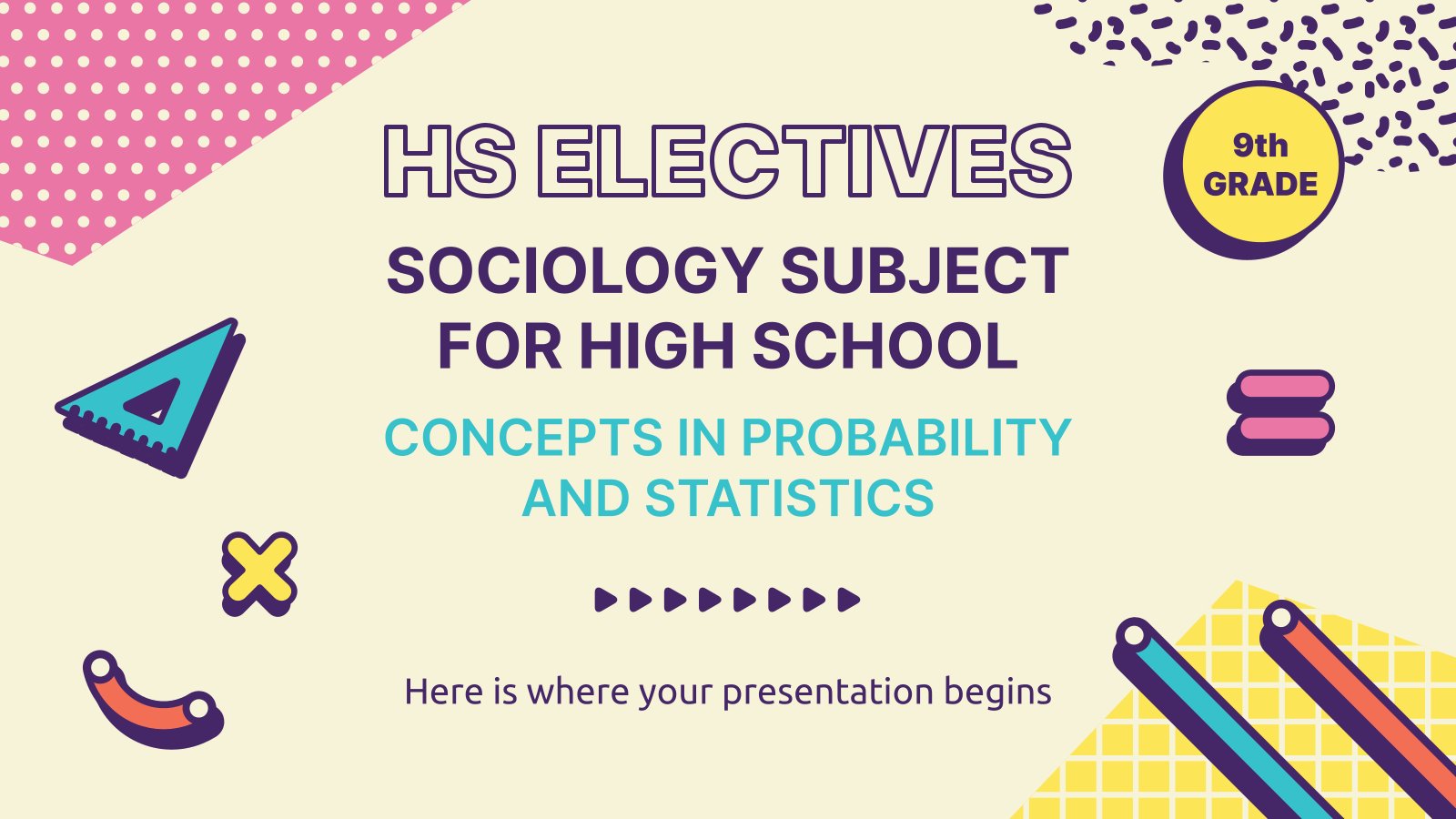 Sociologie pour le lycée : Concepts de probabilités et de statistiques Modèles de présentation