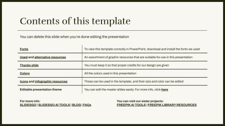 Minimalistischer Stil Präsentationsvorlage
