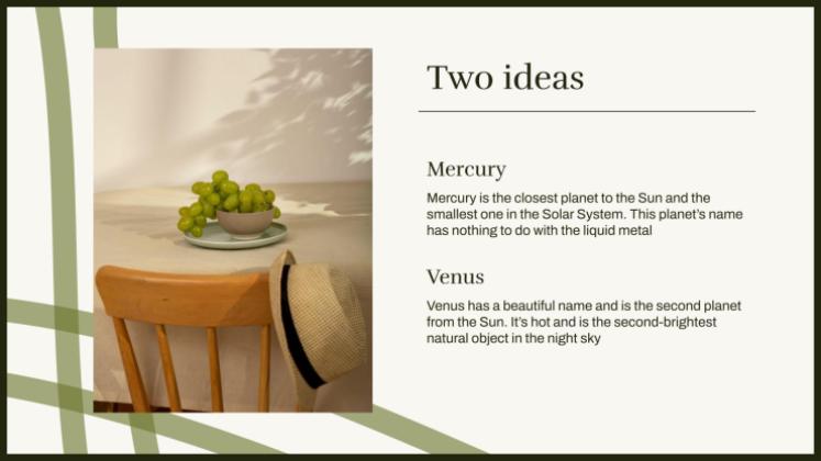 Minimalistischer Stil Präsentationsvorlage