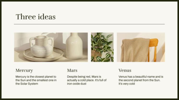 Minimalistischer Stil Präsentationsvorlage