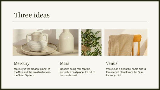 Minimalistischer Stil Präsentationsvorlage