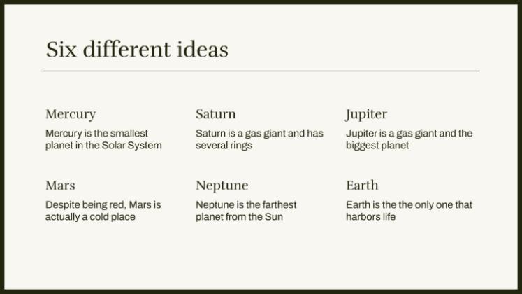Minimalistischer Stil Präsentationsvorlage
