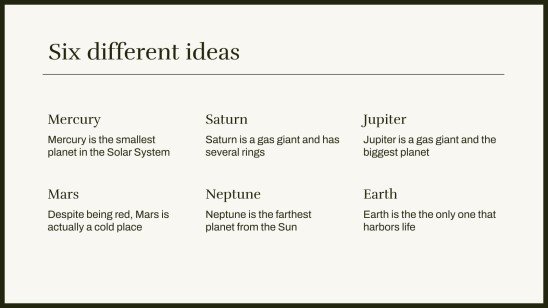 Minimalistischer Stil Präsentationsvorlage