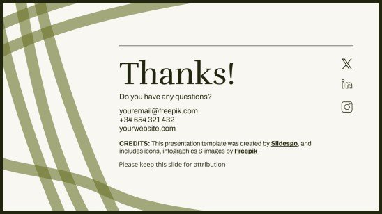 Minimalistischer Stil Präsentationsvorlage