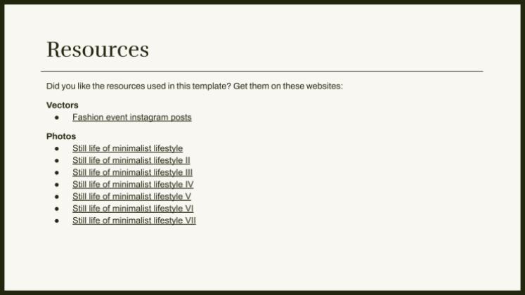 Minimalistischer Stil Präsentationsvorlage
