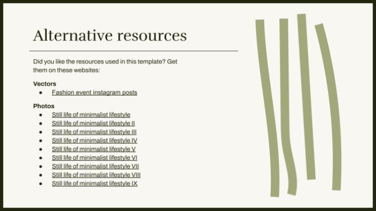 Minimalistischer Stil Präsentationsvorlage