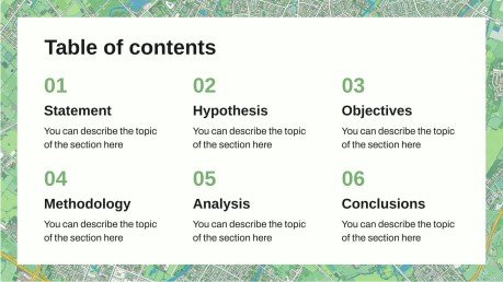 Thèse sur les cartes routières Modèles de présentation