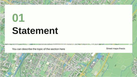 Thèse sur les cartes routières Modèles de présentation