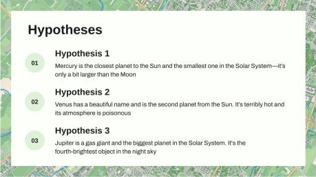 Thèse sur les cartes routières Modèles de présentation