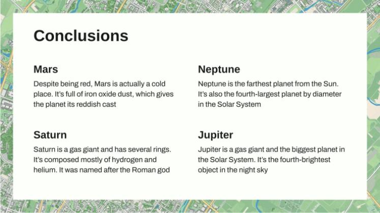 Thèse sur les cartes routières Modèles de présentation