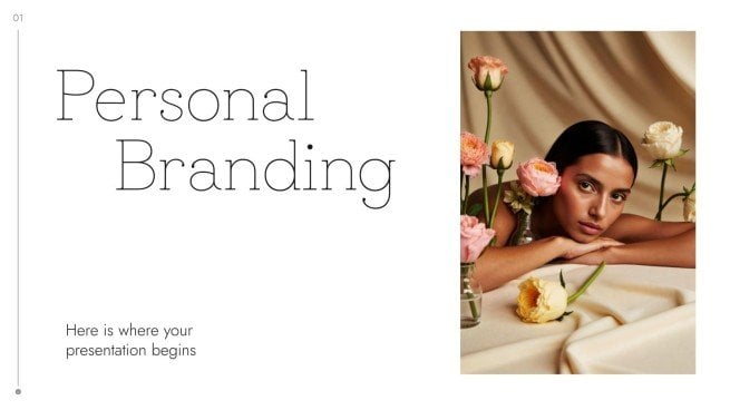 Personal Branding presentation template 