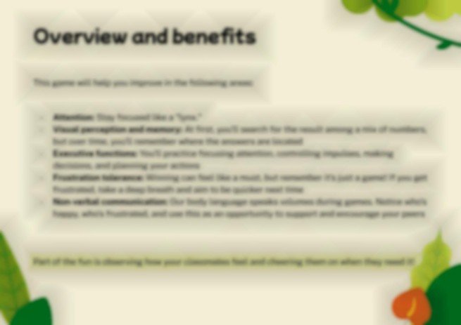 Modelo de apresentação As tabelas de multiplicação desde a aprendizagem baseada em jogos. O lince