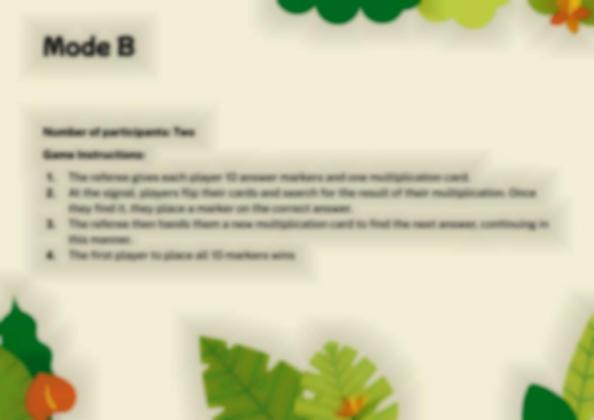 Modelo de apresentação As tabelas de multiplicação desde a aprendizagem baseada em jogos. O lince