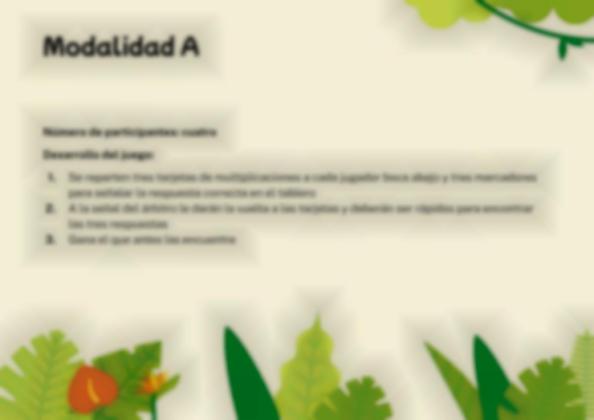 Plantilla de presentación Las tablas de multiplicar desde el ABJ. El lince