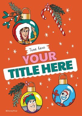 Carte de Noël Toy Story Modèles de présentation