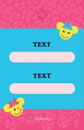 미니 마우스 선물 태그 프레젠테이션 템플릿