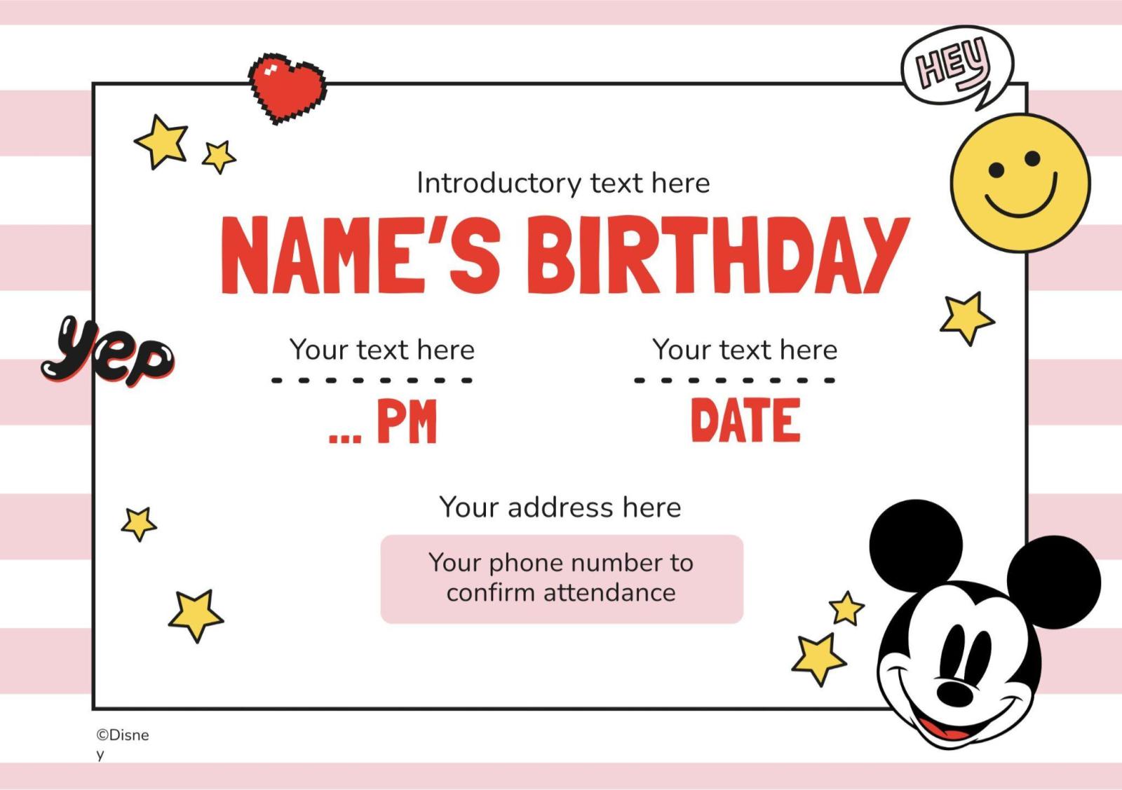 vintage-mickey-mouse-birthday-invitation-presentation for Free Printable Blank Mickey Mouse Invitations Vintage Mickey Mouse Birthday Invitation Presentation for Free Printable Blank Mickey Mouse Invitations