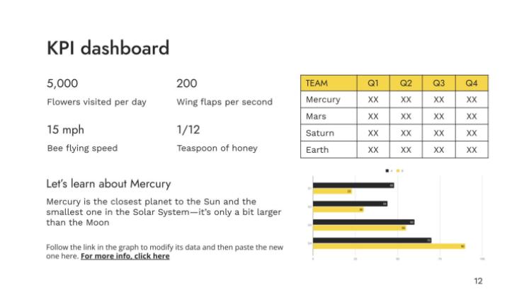 World Bee Day presentation template 