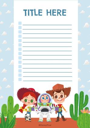 Plantilla de presentación Lista de tareas de Toy Story