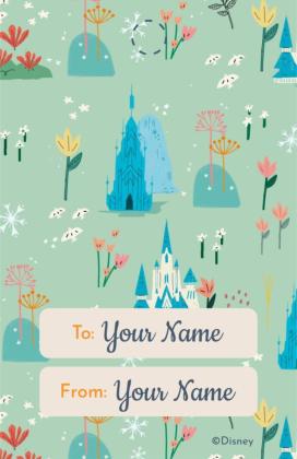 Olaf Die Eiskönigin Geschenkanhänger Präsentationsvorlage