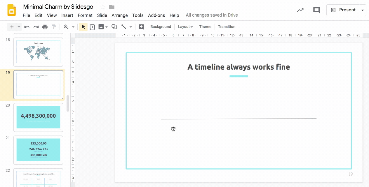 How to Create a Timeline in Google Slides - Tutorial