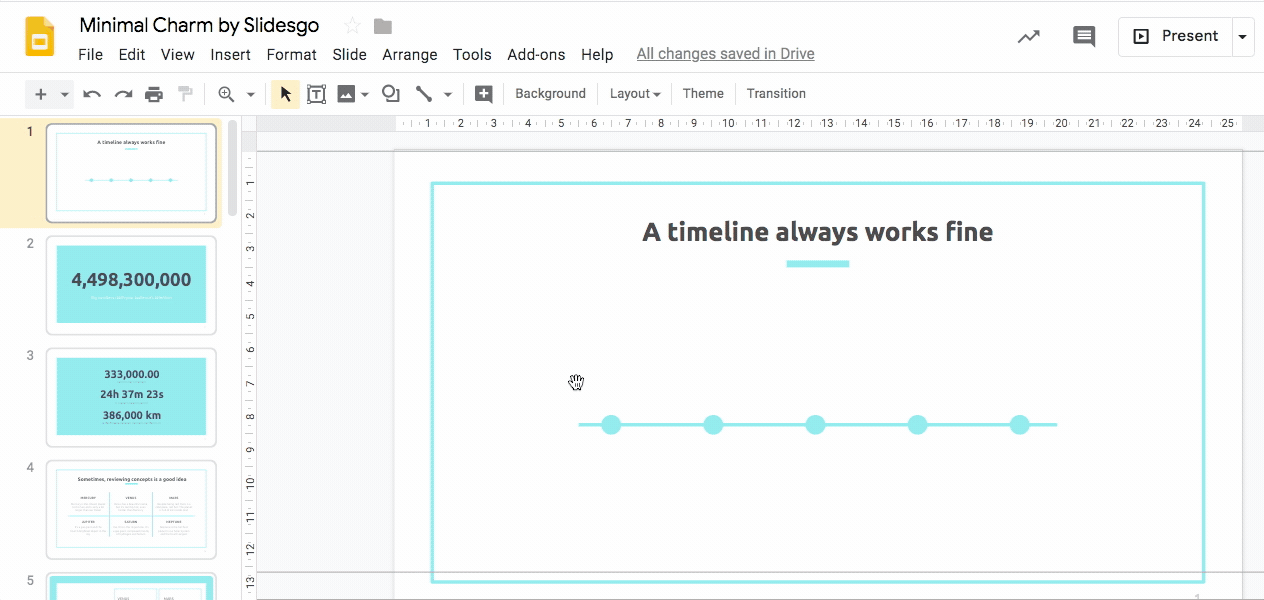 How To Make Division Line In Google Slides