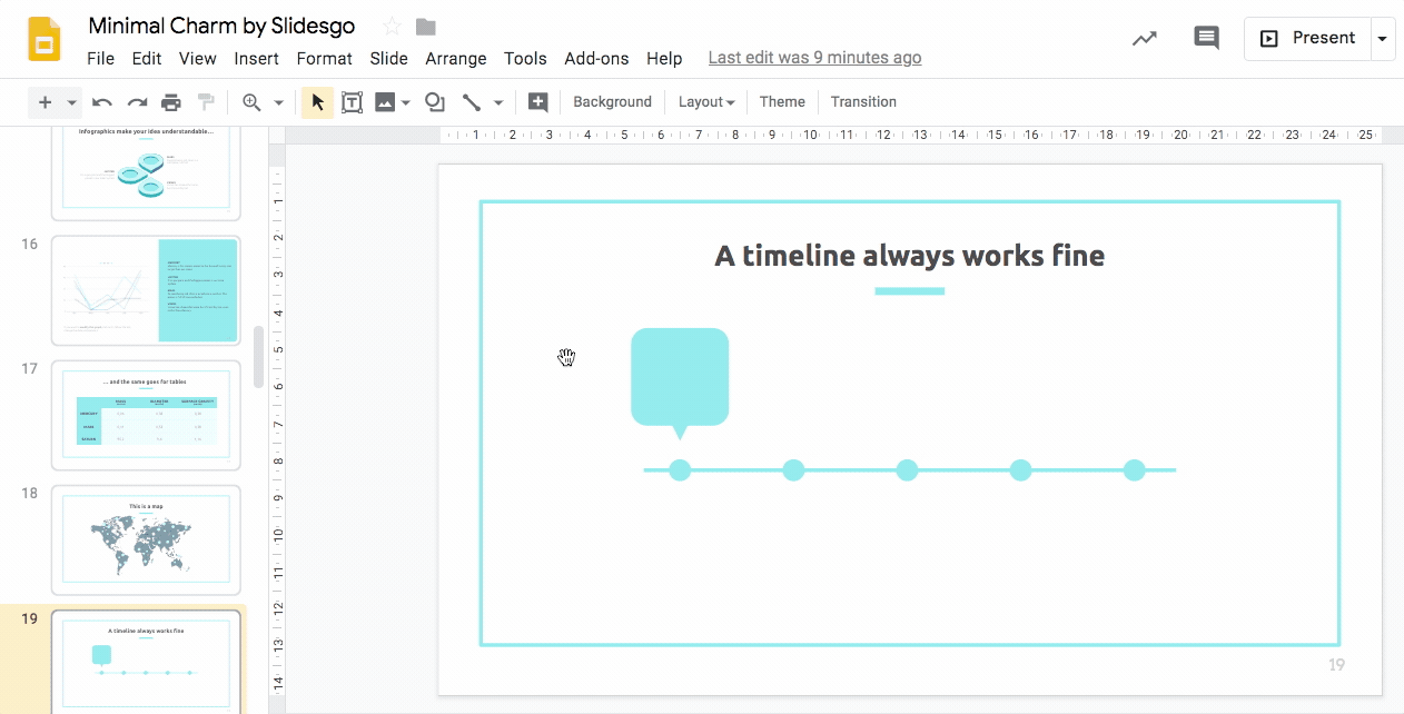 How To Draw A Timeline In Google Slides